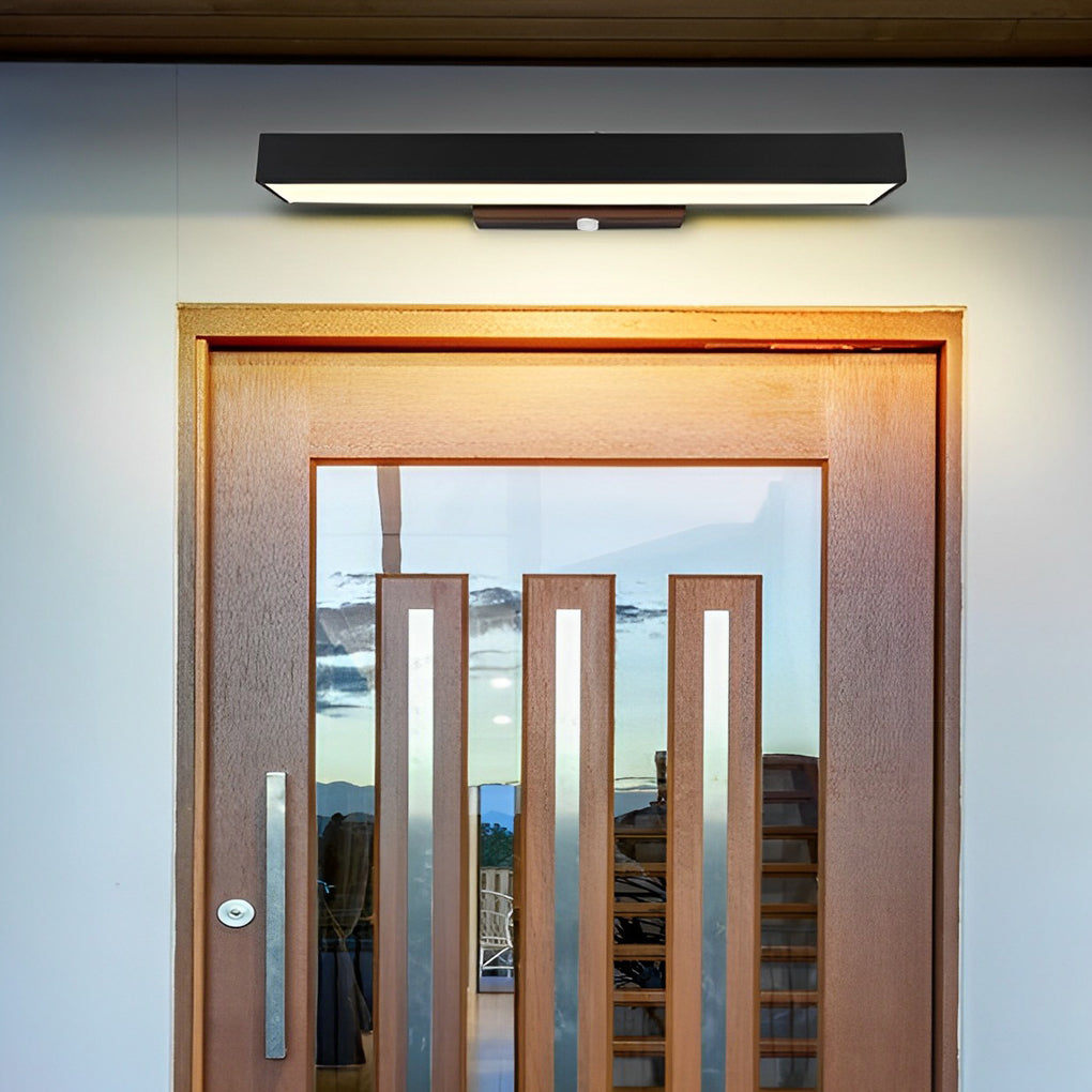 Utomhus Svart Rostfritt Stål Vägglampa