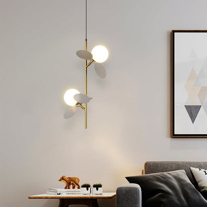 Glas Lampkjol Krona Lampa Personlighet Konst PVC Hänglampa