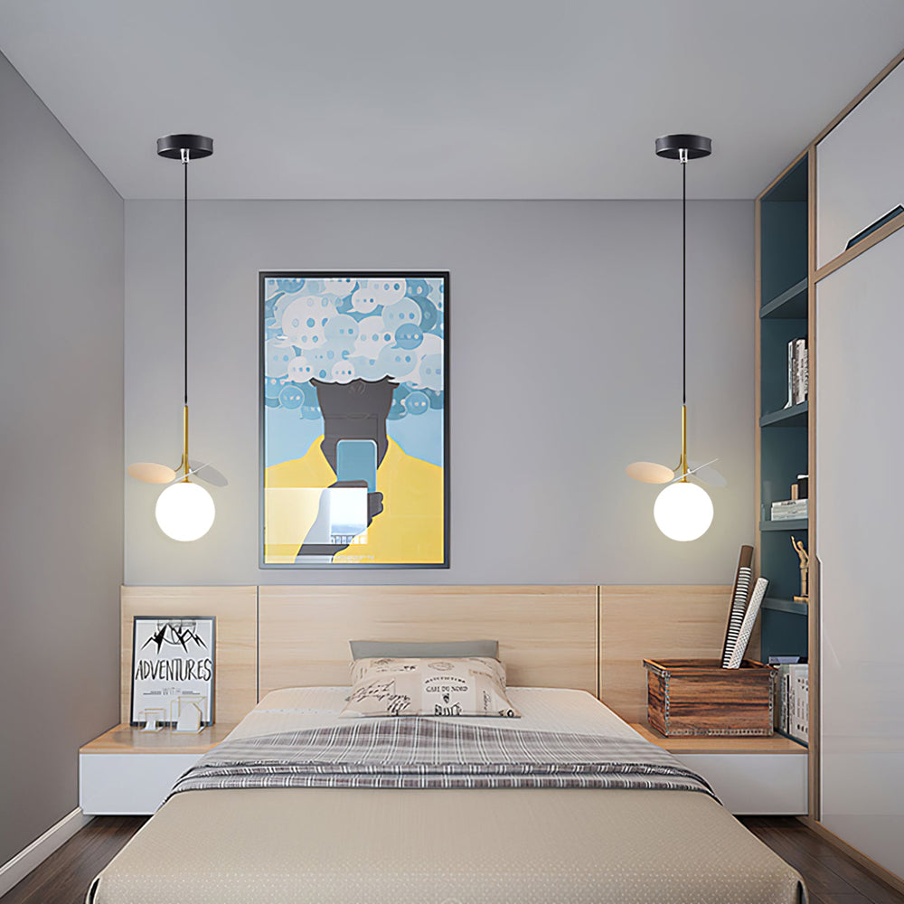 Glas Lampkjol Krona Lampa Personlighet Konst PVC Hänglampa