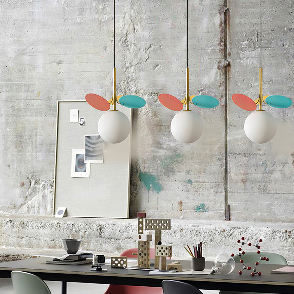 Glas Lampkjol Krona Lampa Personlighet Konst PVC Hänglampa