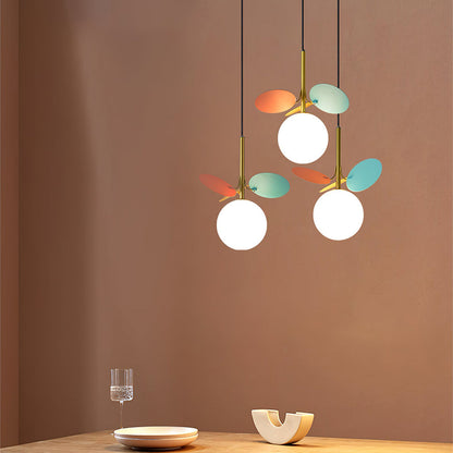 Glas Lampkjol Krona Lampa Personlighet Konst PVC Hänglampa