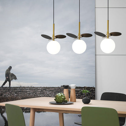 Glas Lampkjol Krona Lampa Personlighet Konst PVC Hänglampa