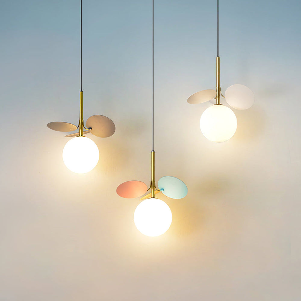 Glas Lampkjol Krona Lampa Personlighet Konst PVC Hänglampa