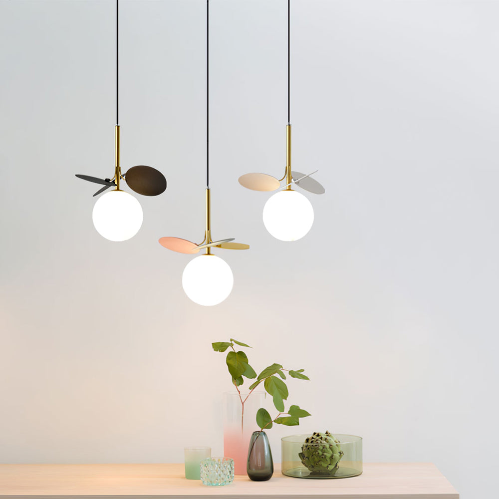 Glas Lampkjol Krona Lampa Personlighet Konst PVC Hänglampa