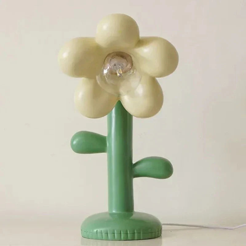 FloraGlow - Blomformad LED Bordslampa med LED-lampa – Kreativ Nattlampa
