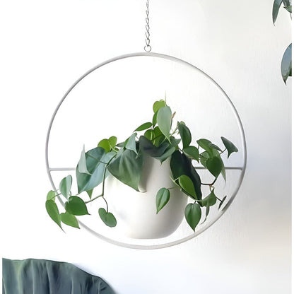 BloomVine Växtupphängare - Elegant metall hängande blomkruka hållare