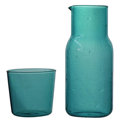 Glas Kanna &amp; Tumblers Set – 500ml Borosilikat Vattenset