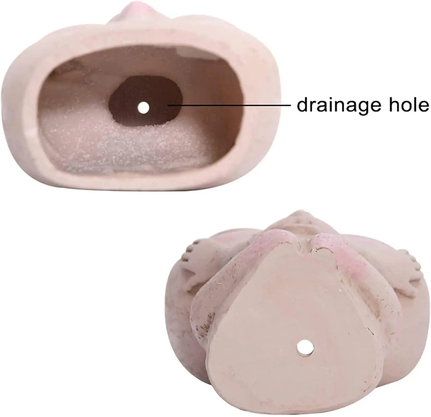 Carvallo – Elegant Resin Plant Pot with Artistic Facial Details