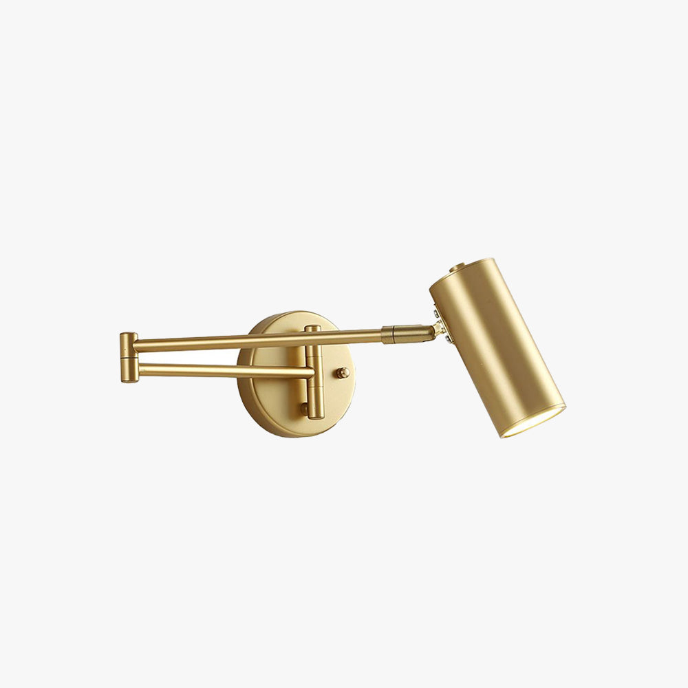 Modern Justerbar Vägglampa Cylinderformad, 2 Färger, Vardagsrum, Metall