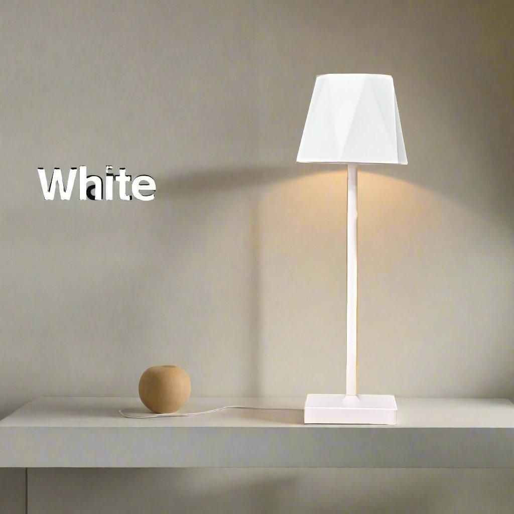 BrightLuxe Lampa - Vintage Återuppladdningsbar Trådlös LED Bordsnummer för Hemmet