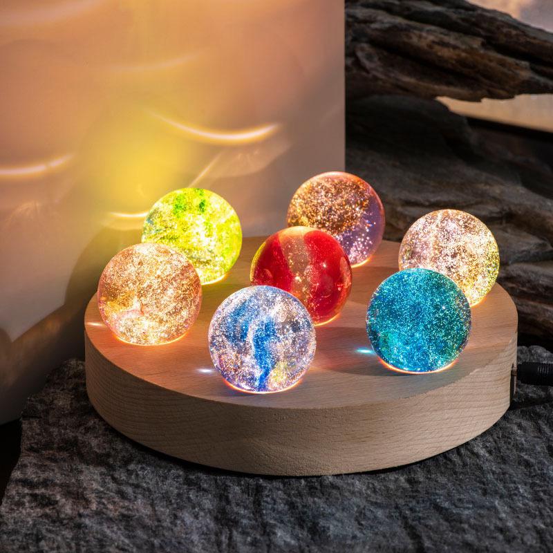 LED Kristallglob Lampa Set