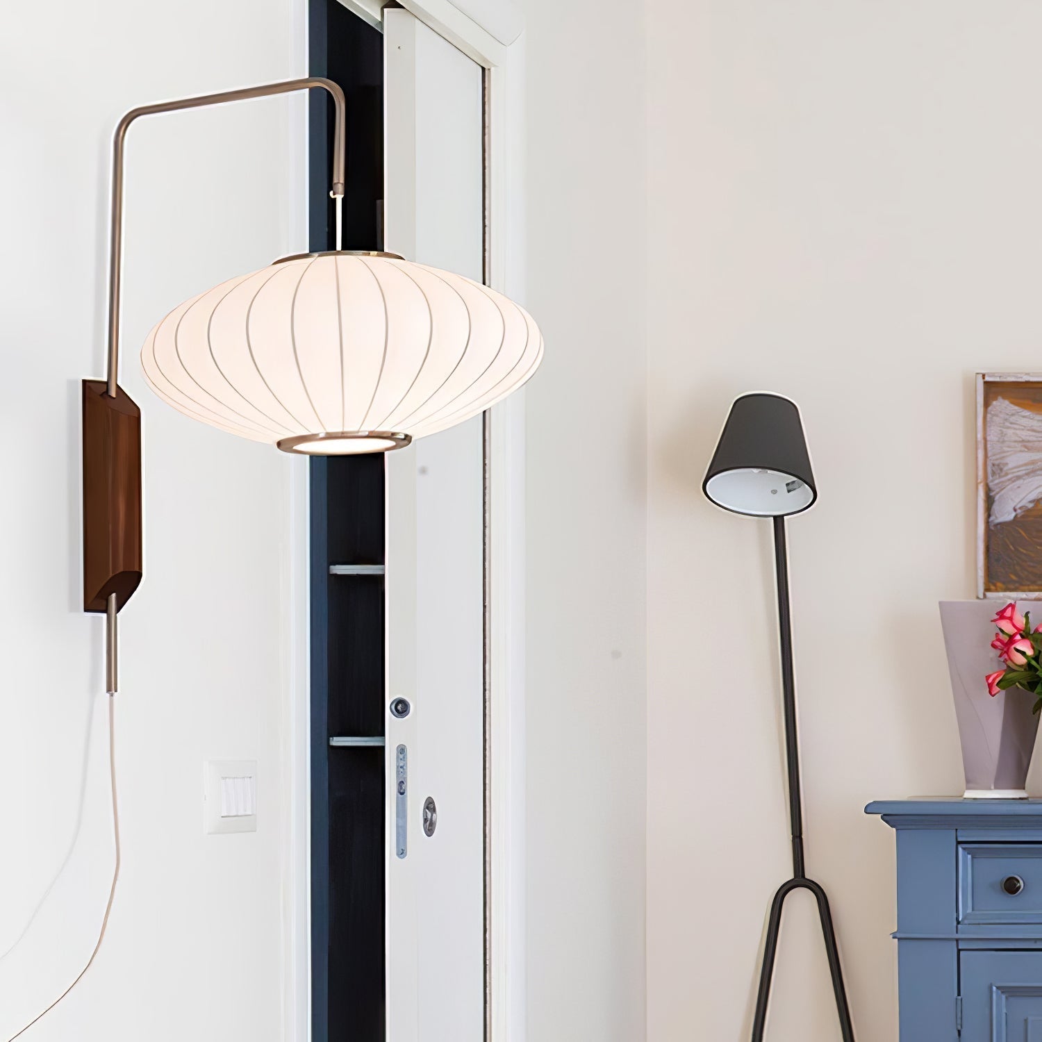 Kinesisk lykta stil vägglampa