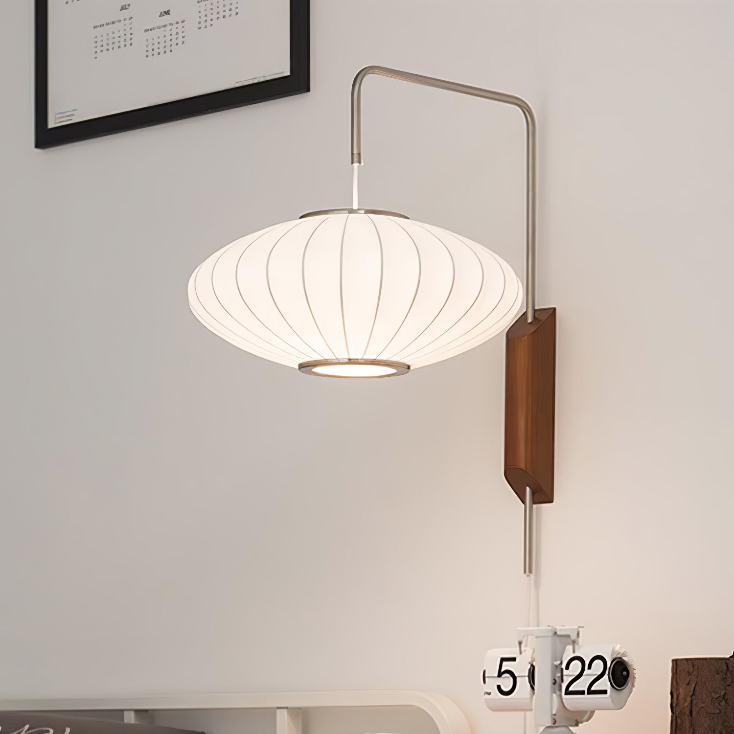 Mid-Century Nelson Vägglampa – Tidlös Designerbelysning