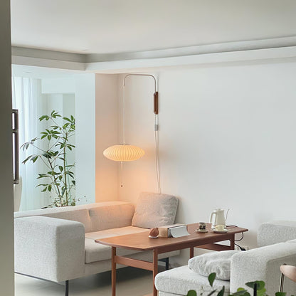 Mid-Century Nelson Vägglampa – Tidlös Designerbelysning