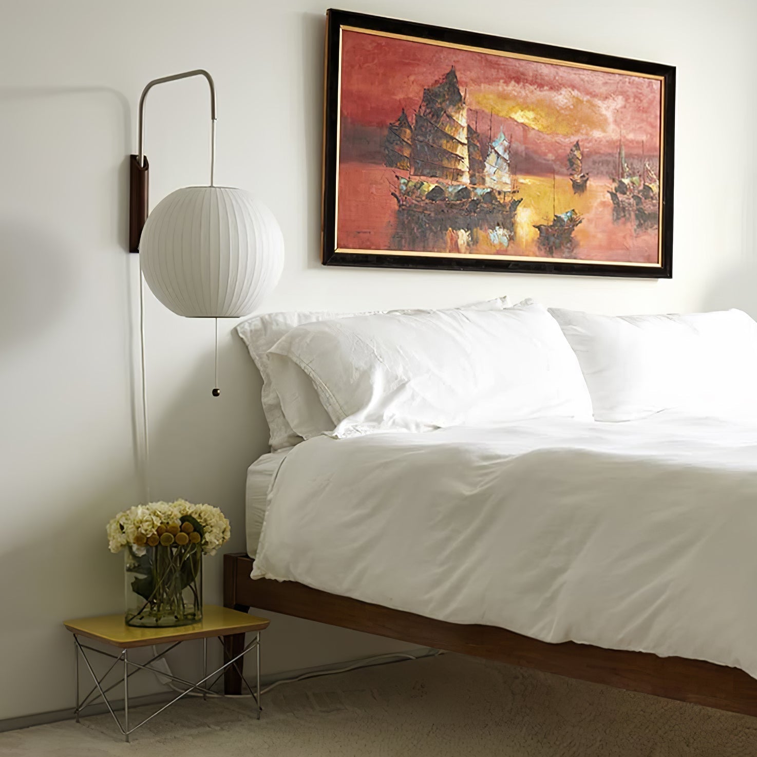 Mid-Century Nelson Vägglampa – Tidlös Designerbelysning