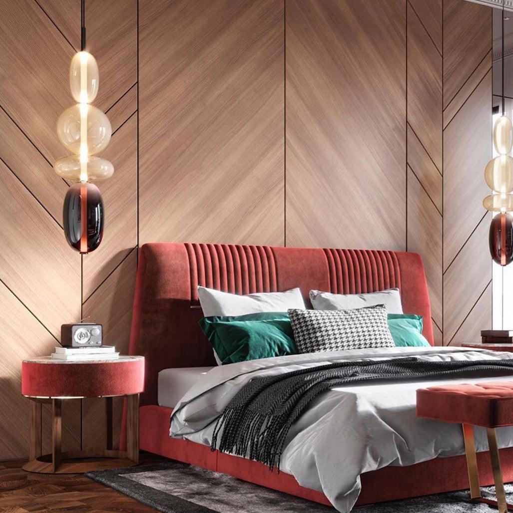 LumiSphere Light - Modern Färgat Glas LED Pendellampa
