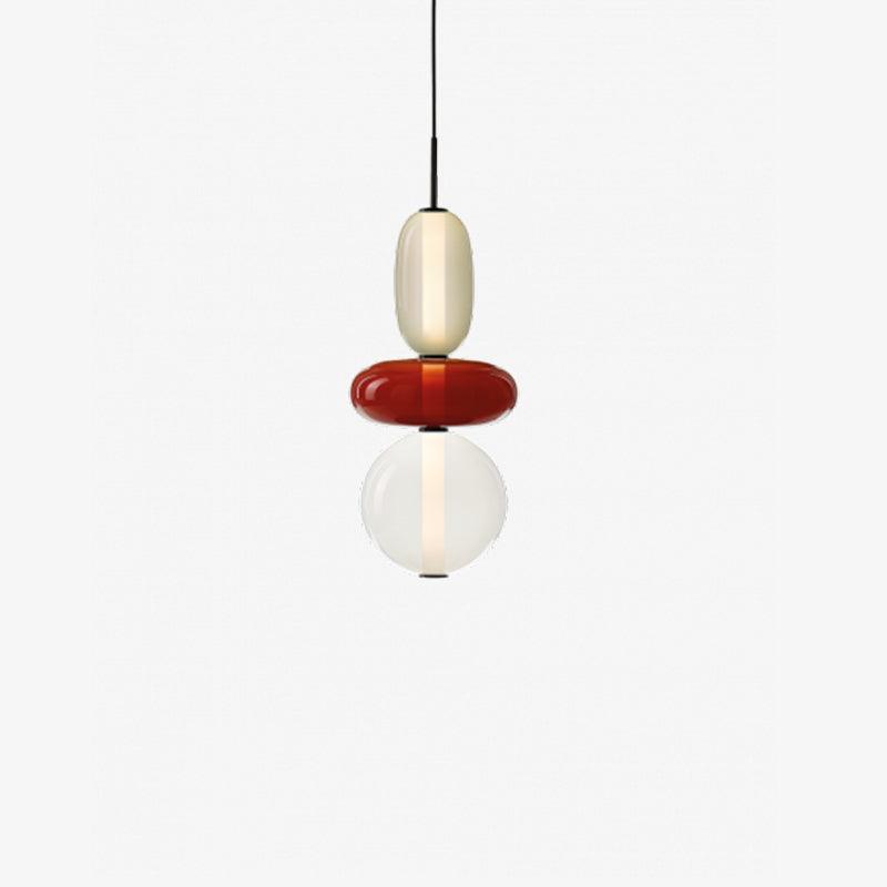 LumiSphere Light - Modern Färgat Glas LED Pendellampa