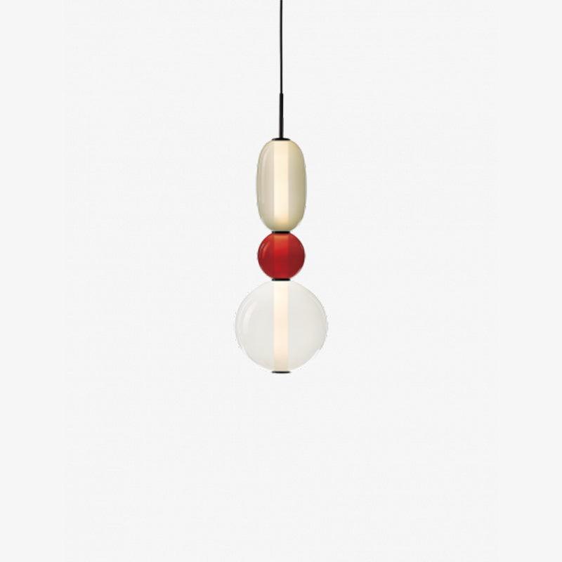 LumiSphere Light - Modern Färgat Glas LED Pendellampa