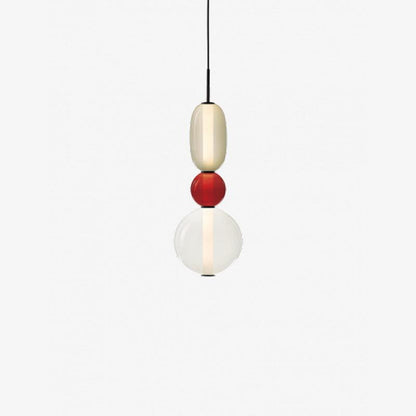 LumiSphere Light - Modern Färgat Glas LED Pendellampa