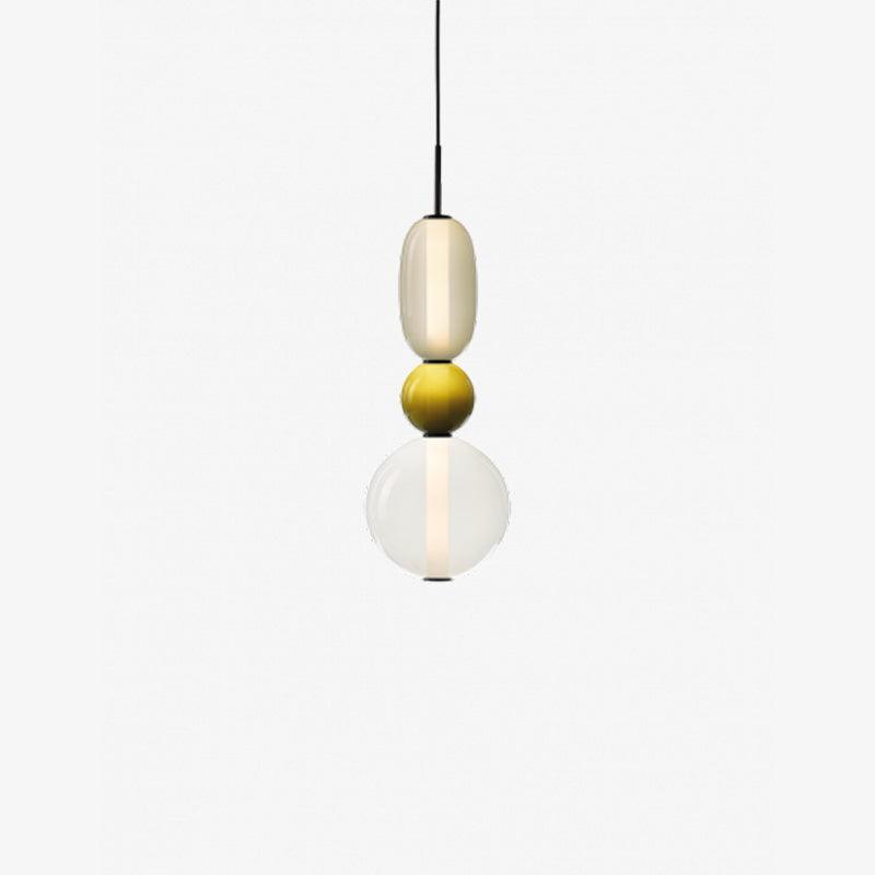 LumiSphere Light - Modern Färgat Glas LED Pendellampa