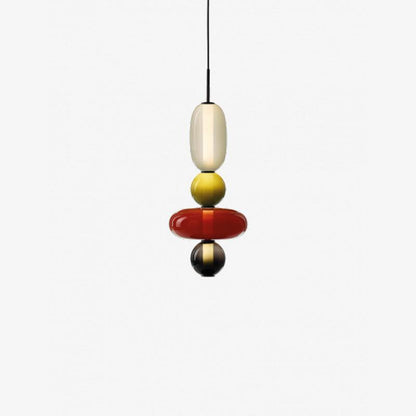 LumiSphere Light - Modern Färgat Glas LED Pendellampa