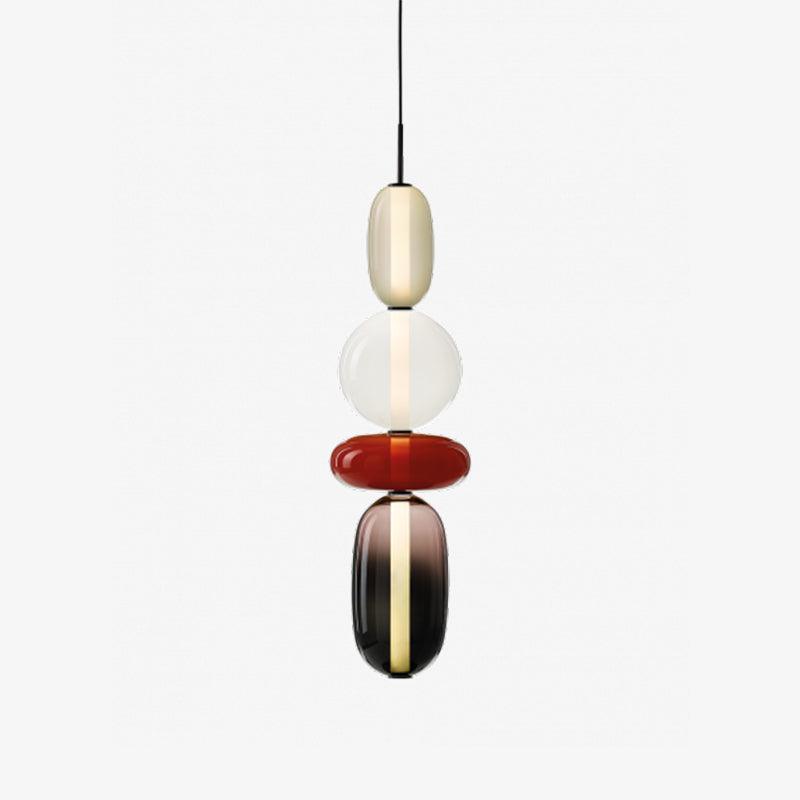 LumiSphere Light - Modern Färgat Glas LED Pendellampa