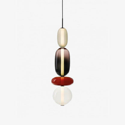 LumiSphere Light - Modern Färgat Glas LED Pendellampa