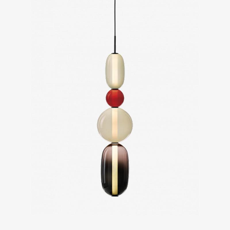 LumiSphere Light - Modern Färgat Glas LED Pendellampa