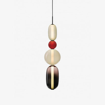LumiSphere Light - Modern Färgat Glas LED Pendellampa