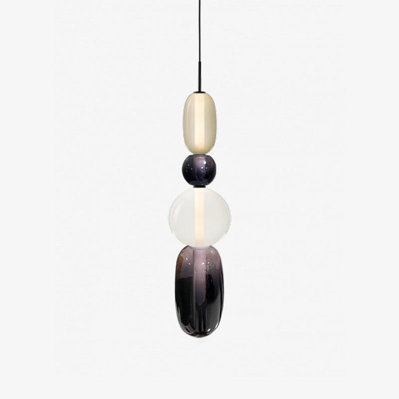 LumiSphere Light - Modern Färgat Glas LED Pendellampa