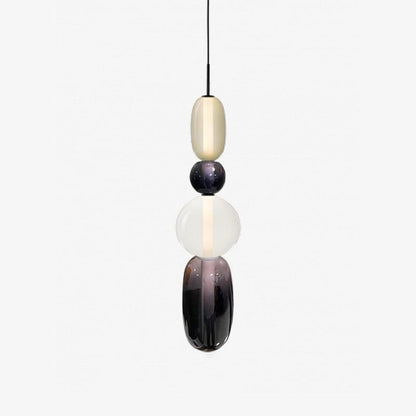 LumiSphere Light - Modern Färgat Glas LED Pendellampa