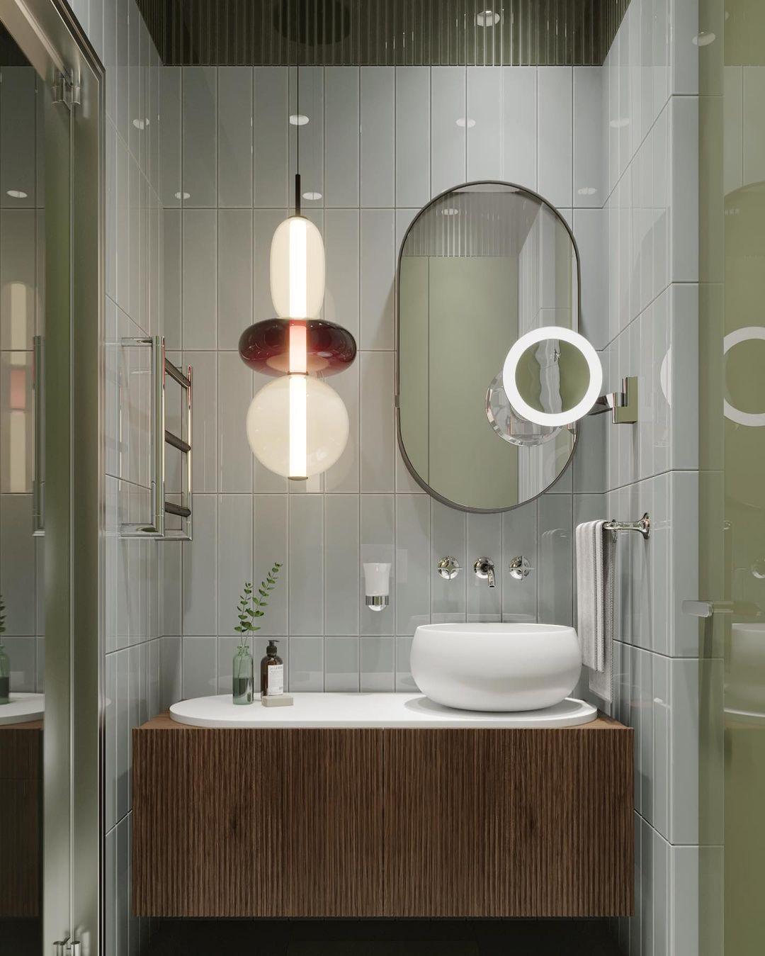 LumiSphere Light - Modern Färgat Glas LED Pendellampa