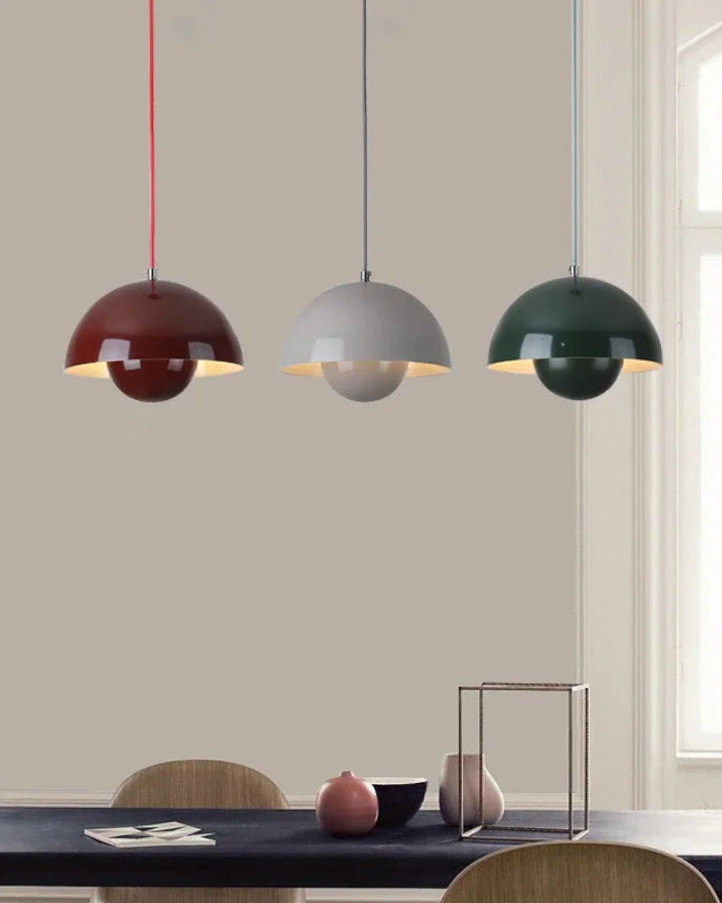 Carvallo – Ø23cm Taklampa med Justerbar 2m Sladd och Varm Vit Ljus