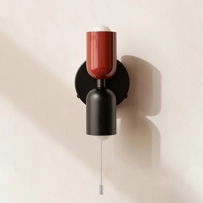 Vägglampa Modern Dubbel Glas Sconce Armatur