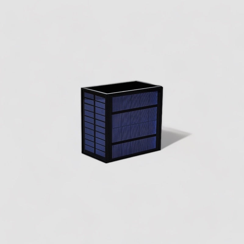 Carvallo Solar Utomhusvägglampa med rörelsesensor | Väderbeständig & Energibesparande | Varmvit | Kompakt Format