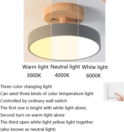 Färgstarka Semi-inbyggda LED Taklampor för Moderna Utrymmen