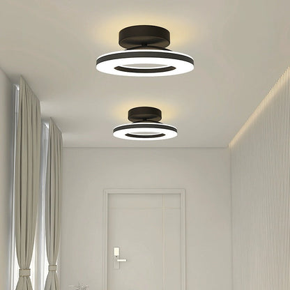 Modern Järn Hallway LED Taklampa för Elegant Atmosfär