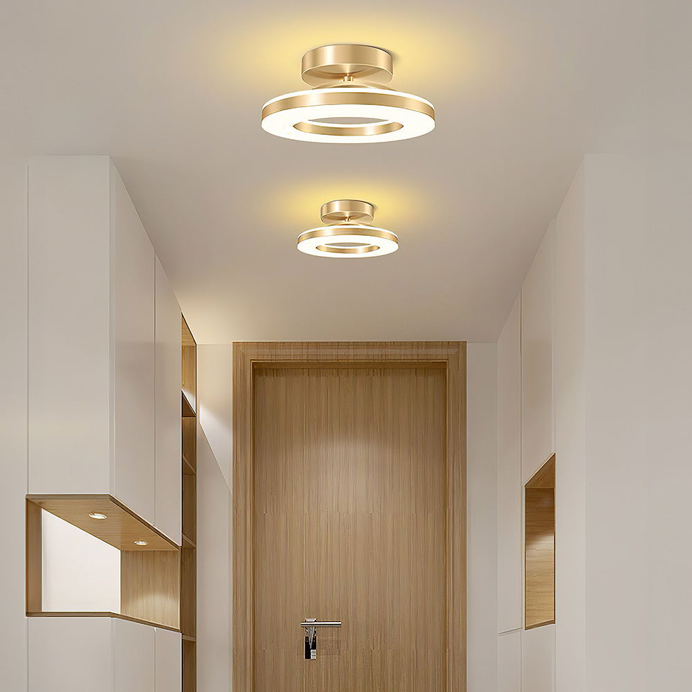 Modern Järn Hallway LED Taklampa för Elegant Atmosfär