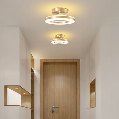 Modern Järn Hallway LED Taklampa för Elegant Atmosfär