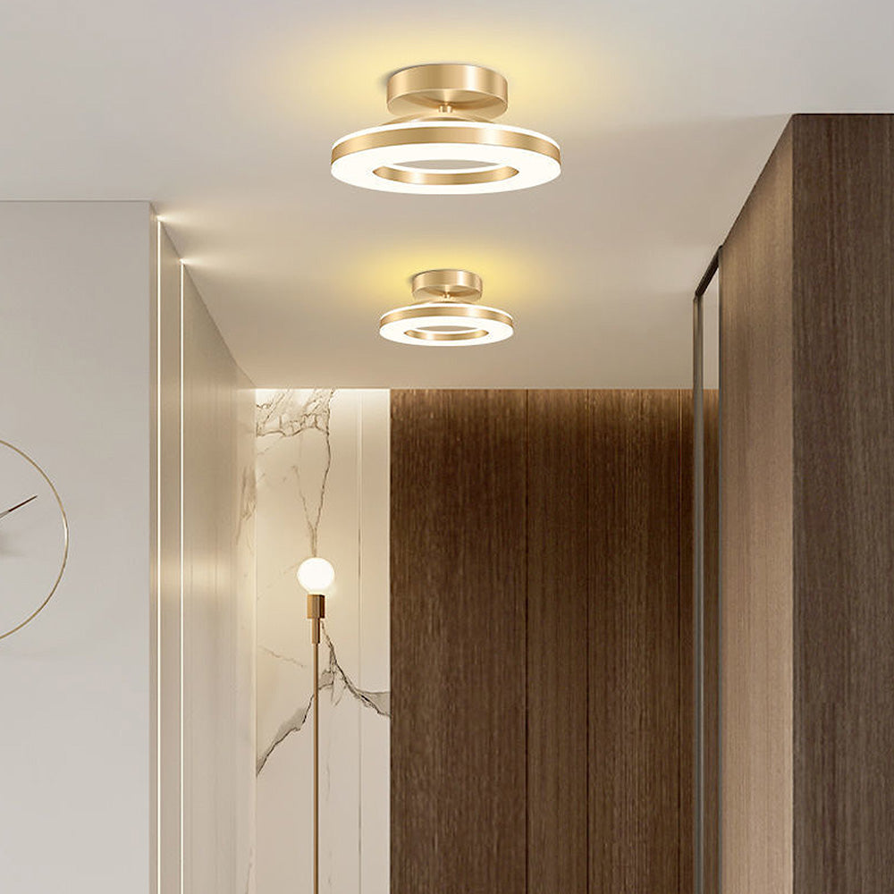 Modern Järn Hallway LED Taklampa för Elegant Atmosfär