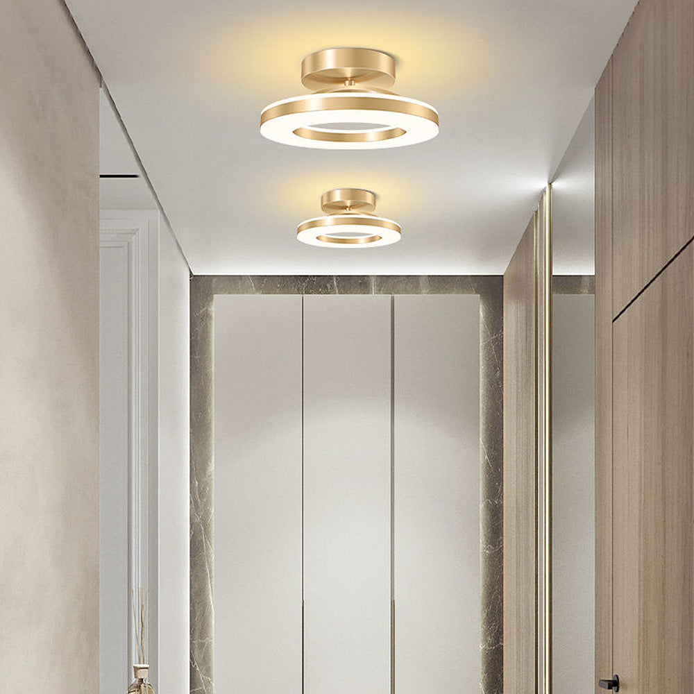 Modern Järn Hallway LED Taklampa för Elegant Atmosfär