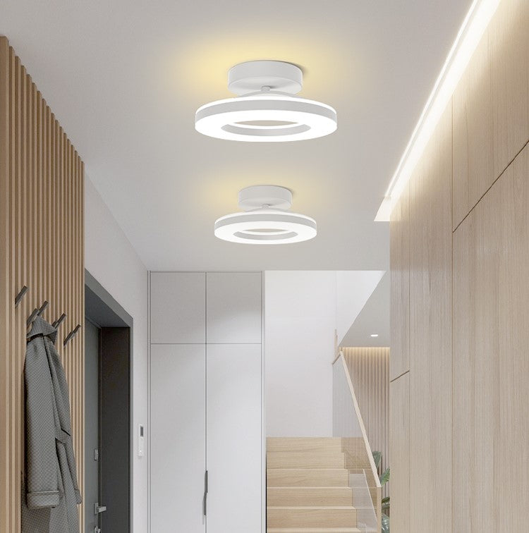 Modern Järn Hallway LED Taklampa för Elegant Atmosfär