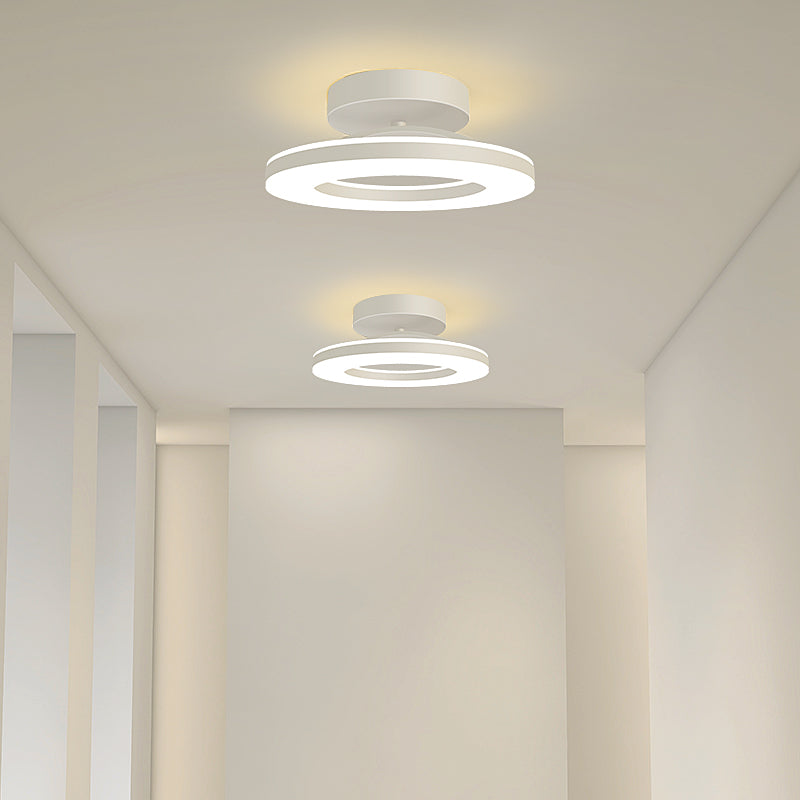 Modern Järn Hallway LED Taklampa för Elegant Atmosfär