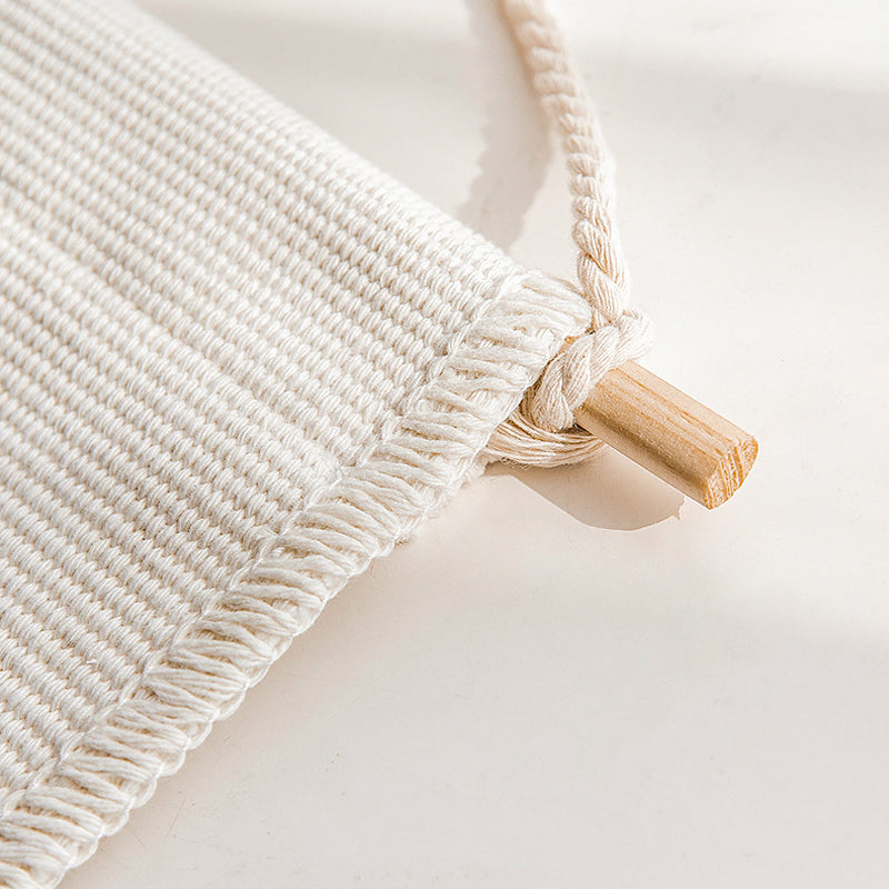 Tufted Wall Art – Geometrisk Regnbågsbroderi Väggtape