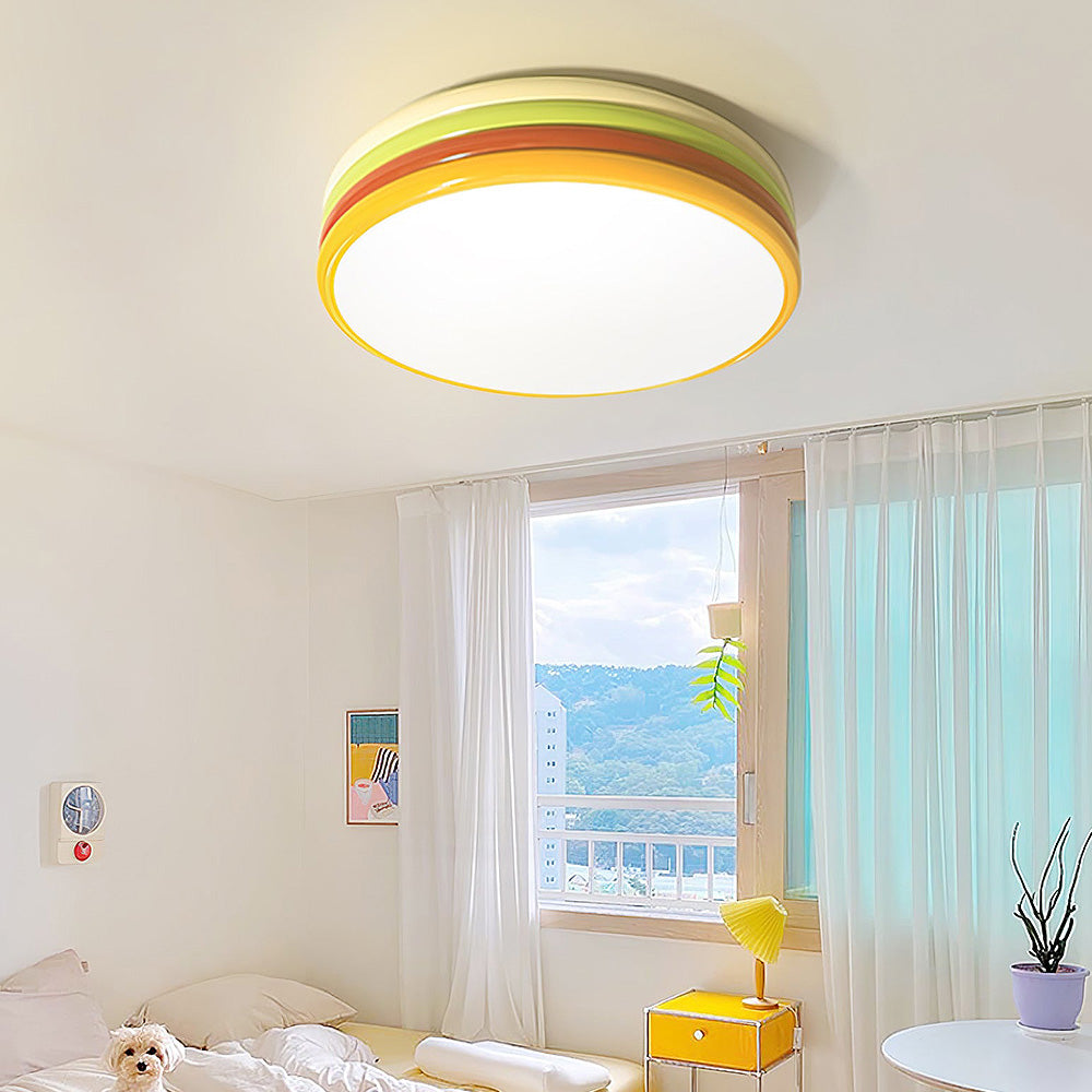 Moderna Färgglada Kuppa Taklampa
