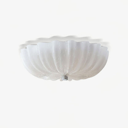 Elegant Vit Glaskrona