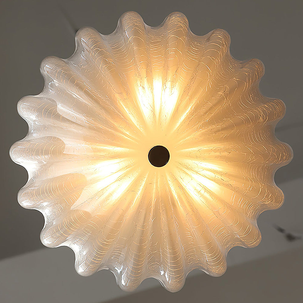 Elegant Vit Glaskrona