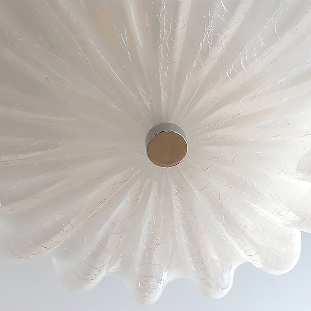 Elegant Vit Glaskrona
