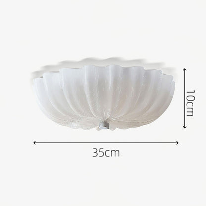 Elegant Vit Glaskrona