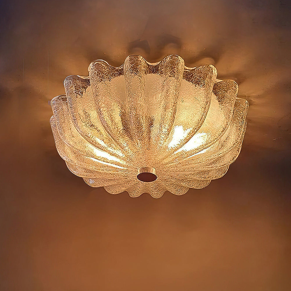 Elegant Vit Glaskrona